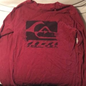 Quicksilver Red/Crimson Long Sleeve Thermal